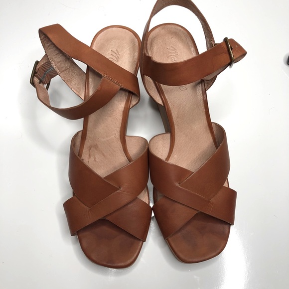Madewell Drea Wedge Sandals 10 - Picture 2 of 13